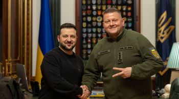 O general Valerii Zaluzhnyi e o presidente ucraniano tiveram a relação abalada após impasses 