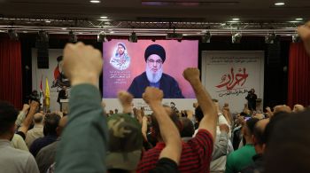 Sayyed Hassan Nasrallah repetiu que seu grupo continuará lutando em apoio ao Hamas