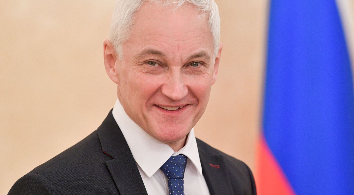 Andrei Belousov, durante reunião do governo em Moscou