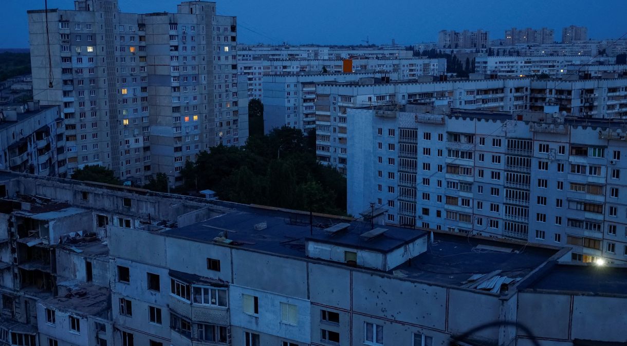 Vista de apartamento em Kharkiv
