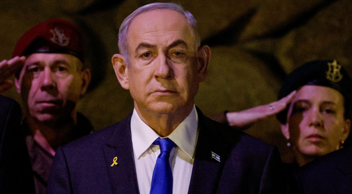 Primeiro-ministro de Israel, Benjamin Netanyahu, em Jerusalém