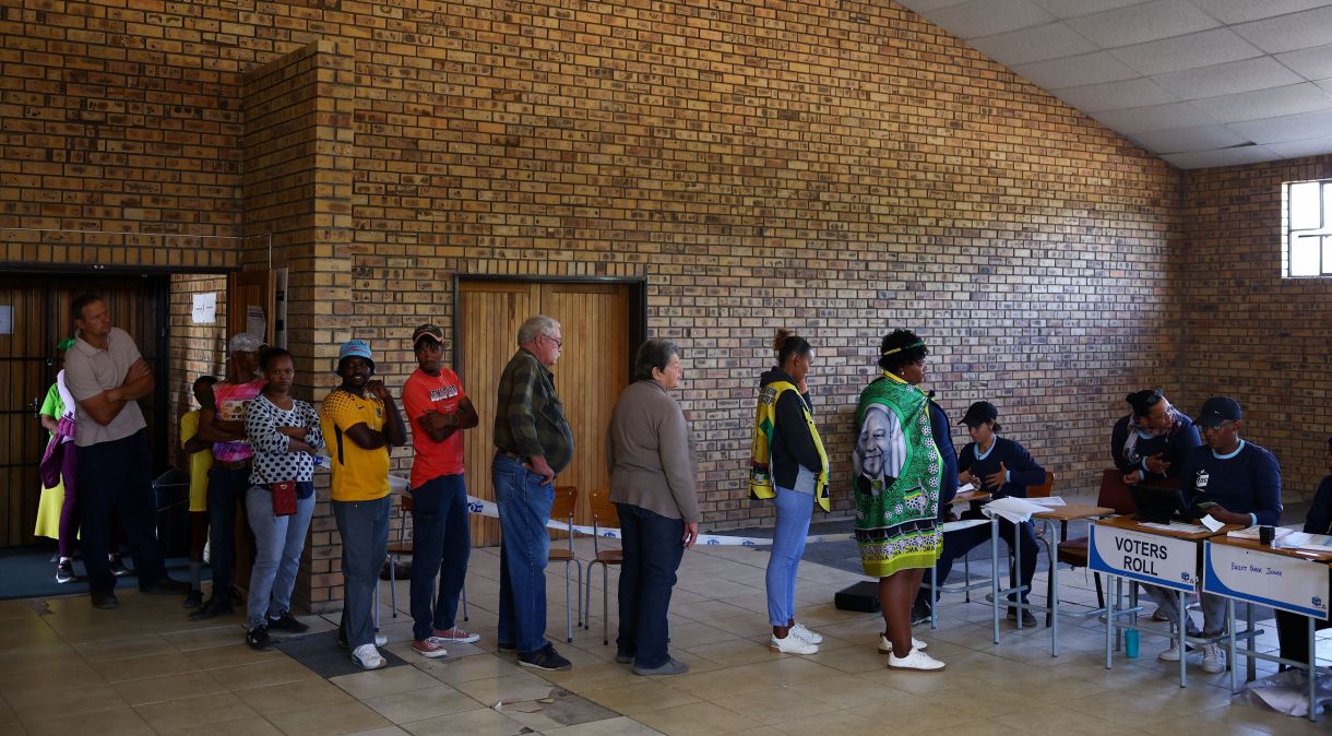 Votação na África do Sul