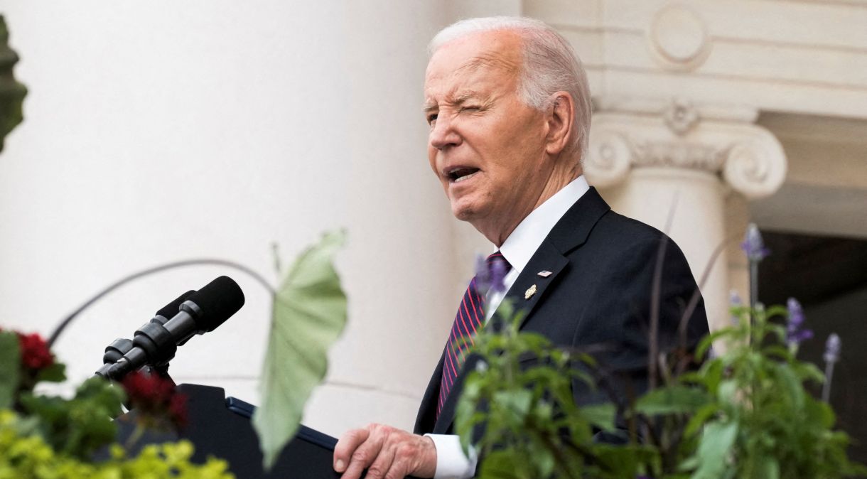 Presidente dos EUA Joe Biden em Arlington
