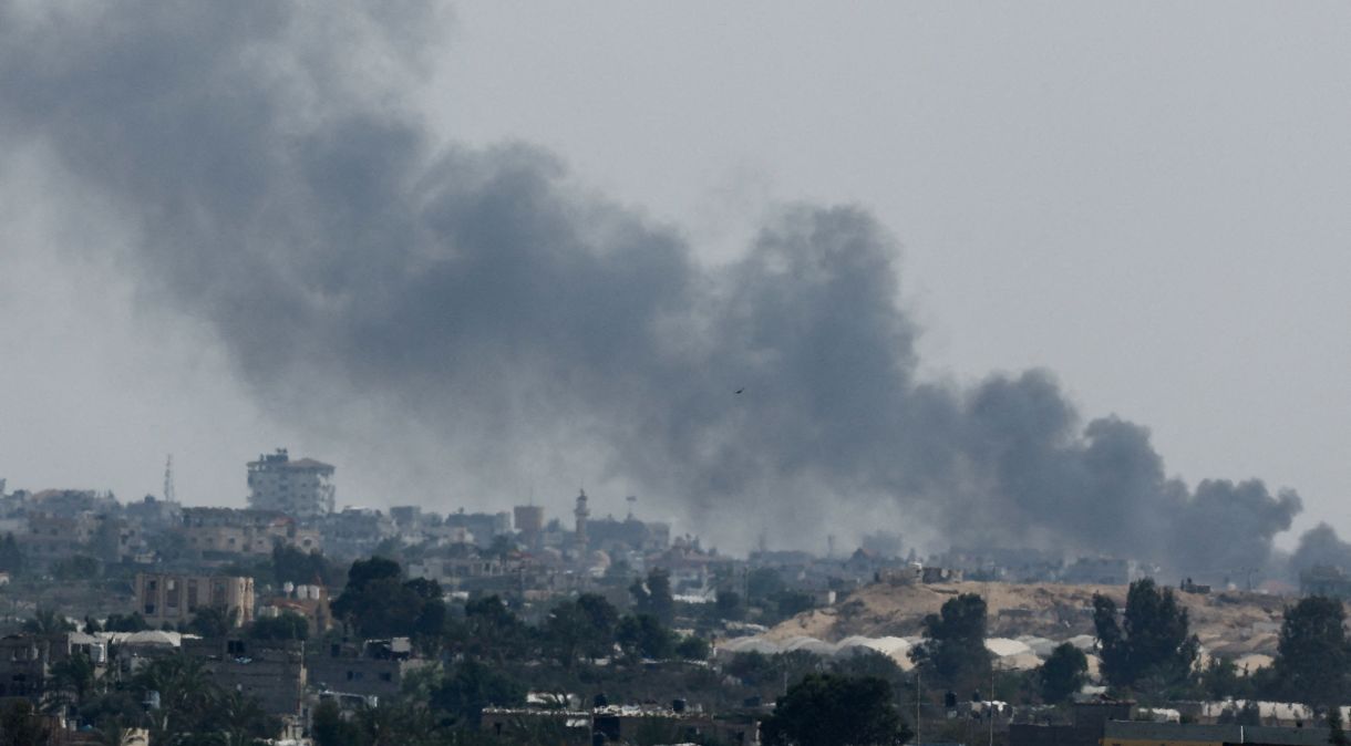 Ataque israelense em Rafah, sul de Gaza