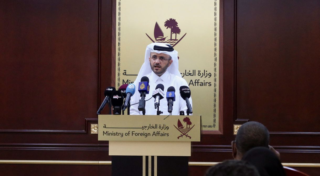 Porta-voz do Ministério das Relações Exteriores do Catar Majed Al-Ansari