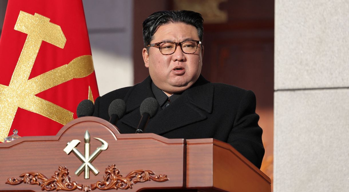 Líder da Coreia do Norte, Kim Jong Un