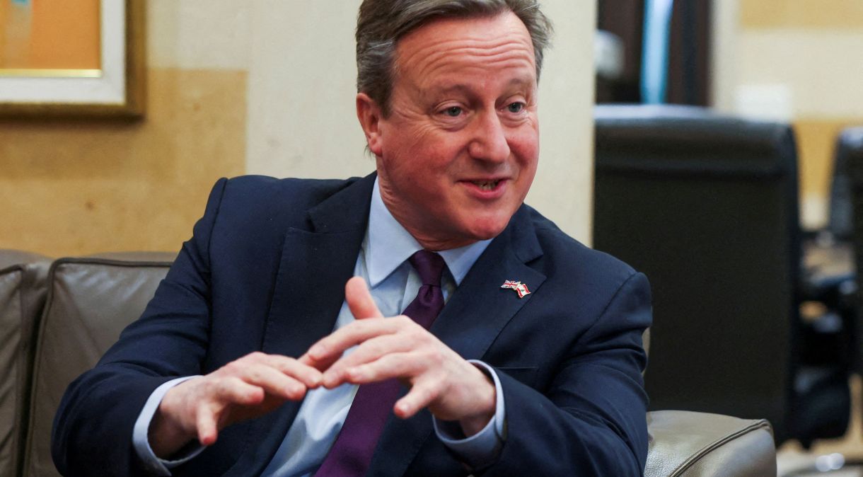 Secretário das Relações Exteriores do Reino Unido, David Cameron