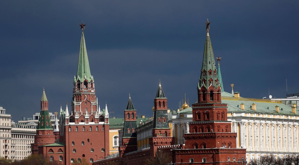 Vista do Kremlin em Moscou
