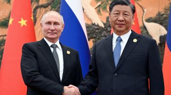China estendeu tapete vermelho a líder russo e apontou para os EUA como agressor 