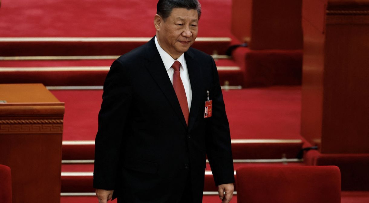 Presidente da China Xi Jinping em Pequim