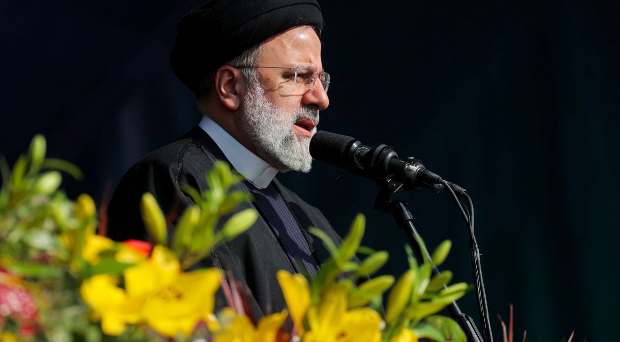 O presidente iraniano, Ebrahim Raisi