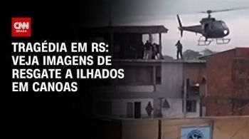 Imagens mostram dramáticas ações de resgate em meio a enchentes que alagaram casas e deixaram moradores isolados em Canoas, Rio Grande do Sul.